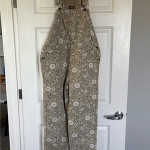 Floral Patterned Overalls - Dickies